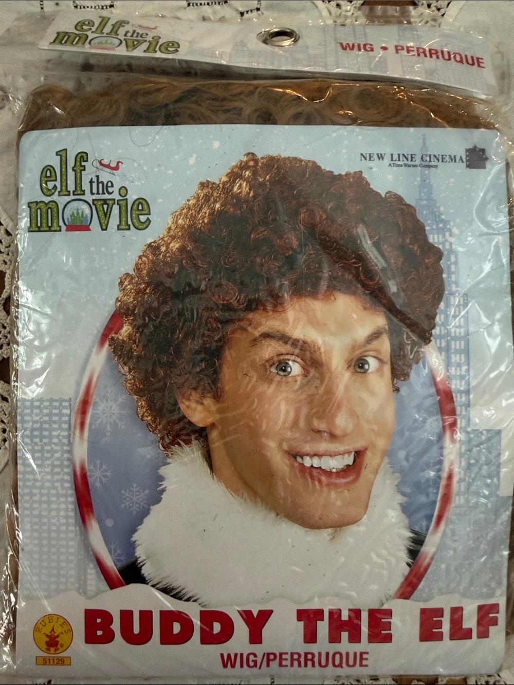 Elf the Movie Buddy the Elf Brown Wig